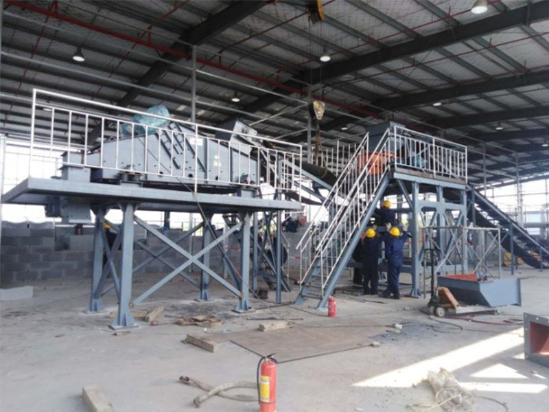 玻璃瓶破碎篩選回收生產線